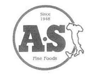 A·S FINE FOODS SINCE 1948 logo