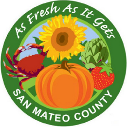 AS FRESH AS IT GETS SAN MATEO COUNTY logo