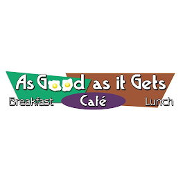 AS GOOD AS IT GETS BREAKFAST CAFE LUNCH logo