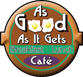 AS GOOD AS IT GETS BREAKFAST LUNCH CAFÉ logo