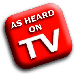 AS HEARD ON TV logo