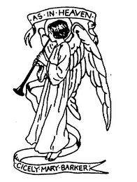 AS IN HEAVEN CICELY MARY BARKER logo