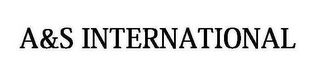 A&S INTERNATIONAL logo