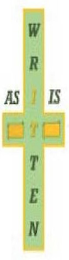AS IT IS WRITTEN logo