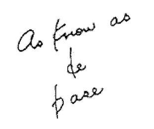 AS KNOW AS DE BASE logo