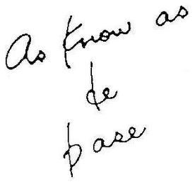 AS KNOW AS DE BASE logo