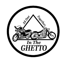 AS ONE TOGETHER IN THE GHETTO logo