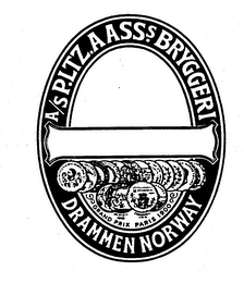 A/S P.LTZ. AASS.S BRYGGERI DRAMMEN NORWAY logo