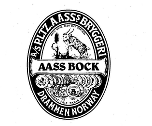 A/S P.LTZ.AASS.S BRYGGERI AASS BOCK DRAMMEN NORWAY GRAND PRIX PARIS 1900 BIRRA BIERE BEER BIER CERVEZA logo