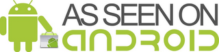 AS SEEN ON ANDROID logo