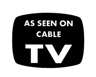 AS SEEN ON CABLE TV logo