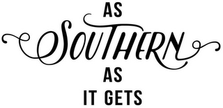 AS SOUTHERN AS IT GETS logo