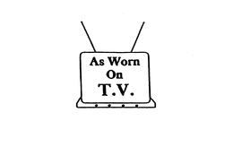 AS WORN ON T.V. logo