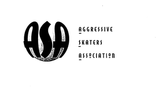 ASA AGRESSIVE SKATERS ASSOCIATION logo