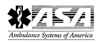 ASA AMBULANCE SYSTEMS OF AMERICA logo