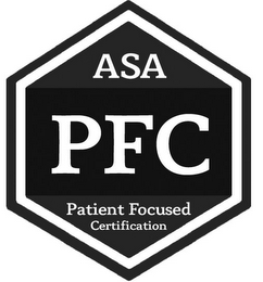 ASA PFC PATIENT FOCUSED CERTIFICATION logo