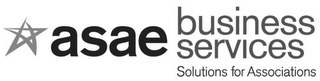 ASAE BUSINESS SERVICES SOLUTIONS FOR ASSOCIATIONS logo