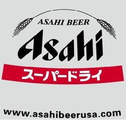 ASAHI BEER ASAHI WWW.ASAHIBEERUSA.COM logo
