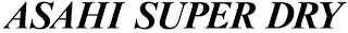 ASAHI SUPER DRY logo