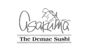 ASAKUMA THE DEMAE SUSHI logo
