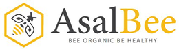 ASAL BEE BEE ORGANIC BE HEATLHY logo
