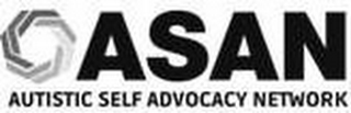 ASAN AUTISTIC SELF ADVOCACY NETWORK logo