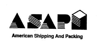 ASAP AMERICAN SHIPPING AND PACKING logo