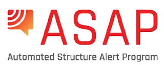 ASAP AUTOMATED STRUCTURE ALERT PROGRAM logo