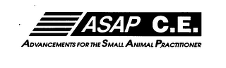 ASAP C.E. ADVANCEMENTS FOR THE SMALL ANIMAL PRACTITIONER logo
