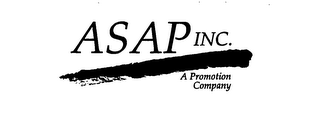 ASAP INC. A PROMOTION COMPANY logo