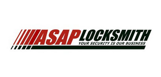 ASAP LOCKSMITH YOUR SECURITY IS OUR BUSINESS logo