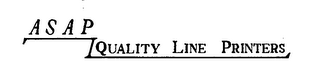 ASAP QUALITY LINE PRINTERS logo