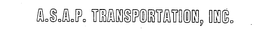 A.S.A.P. TRANSPORTATION, INC. logo