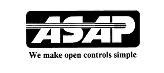 ASAP WE MAKE OPEN CONTROLS SIMPLE logo