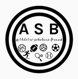ASB ATHLETIC SCHOLARS BRAND logo