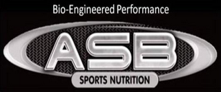 'ASB SPORTS NUTRITION' 'BIO-ENGINEERED PERFORMANCE' logo