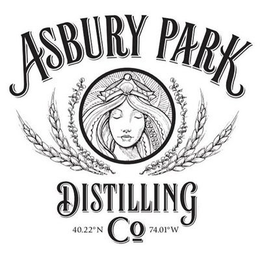 ASBURY PARK DISTILLING CO 40.22º N 74.01º W logo