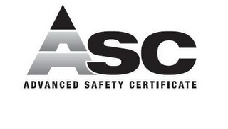 ASC ADVANCED SAFETY CERTIFICATE logo