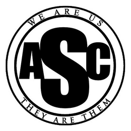 ASC WE ARE US THEY ARE THEM logo