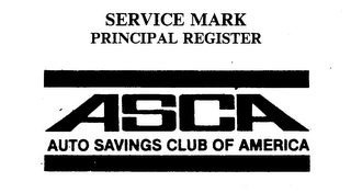 ASCA AUTO SAVINGS CLUB OF AMERICA logo