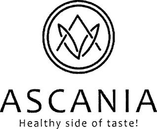 ASCANIA HEALTHY SIDE OF TASTE! A logo