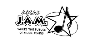 ASCAP J.A.M. WHERE THE FUTURE OF MUSIC BEGINS logo