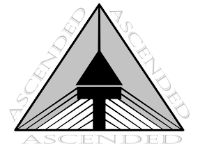 ASCENDED ASCENDED ASCENDED T logo