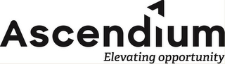 ASCENDIUM ELEVATING OPPORTUNITY logo