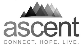 ASCENT CONNECT. HOPE. LIVE. logo