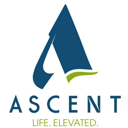 ASCENT LIFE. ELEVATED logo