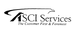 ASCI SERVICES THE CUSTOMER FIRST & FOREMOST logo