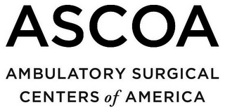 ASCOA AMBULATORY SURGICAL CENTERS OF AMERICA logo