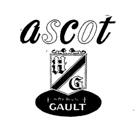 ASCOT HG FROM THE HOUSE OF GAULT logo
