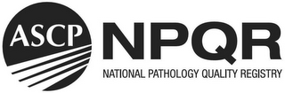 ASCP NPQR NATIONAL PATHOLOGY QUALITY REGISTRY logo